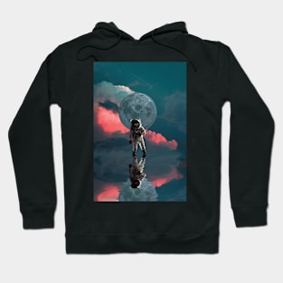 Astronaut on the moon Hoodie